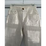 AG Adriano Goldschmied DAILY BLUE by ADRIANO GOLDSCHMIED HYPE High-Rise Straight Crop Jean Bone Size 25 Photo 4