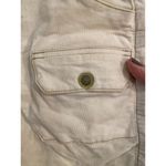 Athleta Corduroy Shorts Womens 4 Cream Ivory Cargo Shorts Photo 3