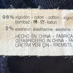 ZARA Dark Blue Corduroy Mini Skirt Front Pocket Hippie Retro Size Medium Photo 5