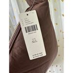 Anthropologie By NWT Coco Chocolate Puffy Hobo Nylon Sling Bag In Zip Closure Photo 6