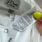 J.Crew NWT 10" Vintage Slim-Straight Jean in White Button Fly Size 33 NEW Photo 9
