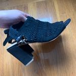 Adam Tucker  Me Too Mandi Black Peeptoe Bootie Heel Photo 1