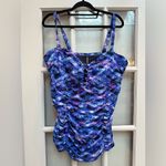 Torrid Flirt Swim Collection Space Geo Galaxy Tankini Swimsuit Top Plus Size 3X Photo 10