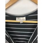 Allison Brittney  striped wrap front striped dress Photo 1