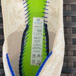 Rothy square toe Lily, knit pattern shoes, women’s size 9 Tan Photo 5