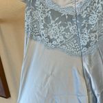 House Of CB  L D-DD ‎ 'Rafaela' Soft Blue & Pure Silk Lace Maxi Dress NWOT $285 Photo 5
