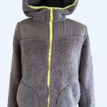 SO good for life Grey fleece jacket with Size Medium Gray Photo 1