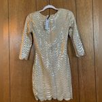 TFNC Rose gold sequin dress NWT Photo 2