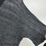 Lafayette 148 xl 100% linen cardigan front zippered pockets open knit Gray Photo 4