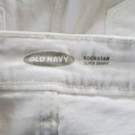 Old Navy  White Rockstar Super Skinny Jeans 6L Photo 4