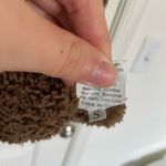 EUC | Women’s‎ fluffy teddy bear zip up jacket — small Brown Photo 3