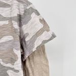 ATM Camo Print Slub Jersey Layered Long Sleeve T Shirt Medium Cockatoo Camo Gray Photo 3