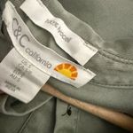 C&C California | Lyocell Collared Shirt Dress Olive Green Sleeveless | Small Photo 6