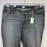 Good American Good Classic Low Waist Fray Black Gray Ankle Jeans womens 20 new Photo 2