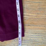 J.Crew  Womens Campbell Wool Blend Dress Ankle Pants Size 6 Burgundy Mid Rise Photo 10