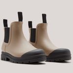 Everlane NEW The Rain Boot In Stone Ankle Length Size 5 Photo 0