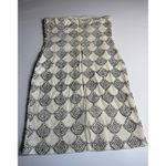 Alexia Admor  New York Cream Black Strapless‎ Dress Small Patterned Photo 4