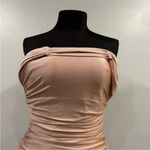 La Femme 28506 Off the Shoulder Criss Cross Back Slit Jersey Gown 8 Photo 2