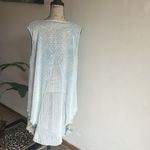 Soft Surroundings  Boho Floral Asymmetrical Open Cardigan Vest Photo 10