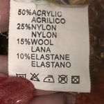 MISS MORENA Sequined Rainbow Gold Loose Knit Babydoll Cardigan Sweater Sz Small Photo 5