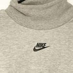 Nike Grey Sportswear Tech Fleece Womens Small Oversized Turtleneck Sweatshirt Photo 1