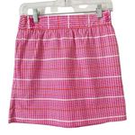 Vineyard Vines Pink Whale Stripe Preppy Mini Skirt Womens Size 0 Barbie Nautical Photo 0