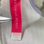 Victoria's Secret  Neoprene Crop Bikini Top S Iced Kiwi Striped Photo 3