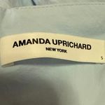 Amanda Uprichard Ariana Blue Short Puff Sleeve Mini Babydoll A-line Dress Size S Photo 3