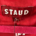 STAUD  Cherry Red Organza Mini Dress NWT Photo 3