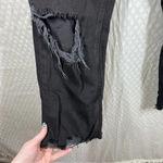 Free People  We The Free Black Maggie Mid Rise Jeans Photo 5