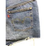 Levi's Levi’s 501 ButtonFly Denim Cut Off Shorts Blue Size 29 Festival Boho Hippie Cute Photo 11