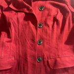 CAbi Womens Jacket #3175 Rhubarb Red Outing Ponte Knit Blazer Career Stretch 4 Photo 12