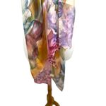 Boutique Leopard Print 100% Silk Scarf Pink One Size Photo 6