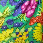 Rene derby Colorful Floral Women's Dress Size Medium. E96 Green Photo 4