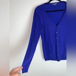 Montego: Deep Rich purple Cardigan in Soft Fabric. Purple Size L Photo 2