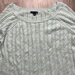 American Eagle Mint Green Cable Knit Sweater Photo 4