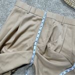 Ryan Roche Women’s 100% Wool Gabardine Tailored Boyshort High Rise in Camel 10 Photo 12