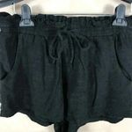 AERO Linen Blend Black Shorts Size Large Photo 1