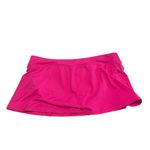 Lands' End size 8 Mini swim skirt w slit tummy control Bright Pink 360767 Photo 2