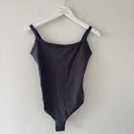 SKIMS  Black Cotton Scoop Bodysuit Photo 2