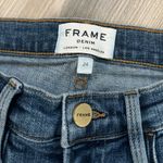 frame denim Frame Le High Straight High Rise Staggered Hem Raw Cut Jeans | Carroll Wash | 24 Photo 8
