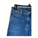 Citizens of Humanity  Jeans‎ Women 28 Blue Rocket Crop High Rise Skinny Raw Hem Photo 6