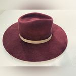 Charlie 1 Horse  Women's Highway Wool Western Hat Burgundy EUC Photo 3