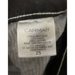 Carmar Shorts Womens 25 Black High Rise Distressed Denim Cutoff Made USA 0115228 Photo 3