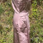 Vintage Handmade purple stain cocktail dress size Small Gray Photo 3