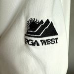 Belyn Key Sabrina Long Sleeve Golf 1/4 Zip Pullover PGA West Bandana Print XL Black Photo 4