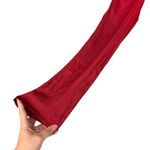 Free People NWT Arabella Satin Rubies Red Tie Back Blouse Sz XS Party Going Out Photo 7