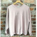 Talentless Pink Embroidered Crewneck Sweatshirt Photo 0