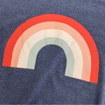 Wildfox Over The Rainbow Baggy Beach Jumper Freedom Sommers Crew Sweatshirt Blue Photo 7