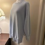 Aerie  Light Blue Long Sleeve Oversized Sweatshirt Size M Photo 1